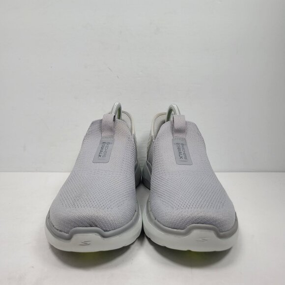 Skechers Go Walk 6 Slip-In Men's Gray Stretch Fabric Sneakers SN216278 US Size 8 - Picture 3 of 8
